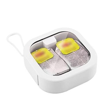 Imagem de Caixa de Armazenamento Portátil para Desktop em Plástico Transparente Organização Doméstica Fácil Usar Prática Alta Durabilidade Ferramenta Uso Diário