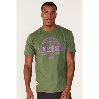 Imagem de Camiseta NBA Estampada Los Angeles Lakers Masculino-Masculino
