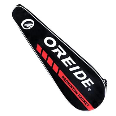 Imagem de Pegciuho Capa Protetora para Raquete de Badminton em PU, com Alça de Ombro Ajustável, Ideal para Homens E Mulheres, Perfeita para Tênis E Esportes Ao Ar Livre, VERMELHO