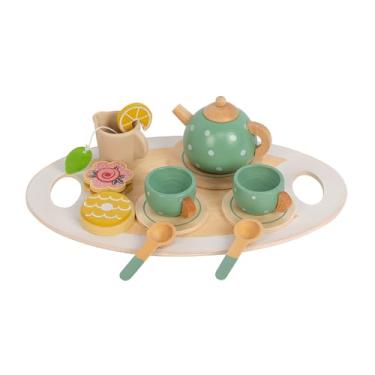 Imagem de Life Jogo De Chá Da Tarde De Madeira Para Crianças – Brinquedo Educativo Sustentável Para Estimular A Imaginação E A Brincadeira De Faz De Conta, Kit Completo E Seguro Para Meninos E Meninas