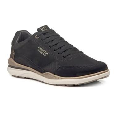 Imagem de Sapatênis Pegada Masculino Couro 119103-08 Preto Cor:Preto;Tamanho:38