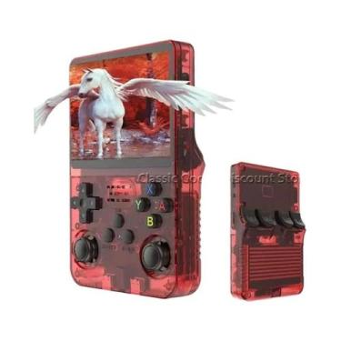 Imagem de Console De Videogame Retro R36S 64GB 128GB Portátil Player De Bolso Te