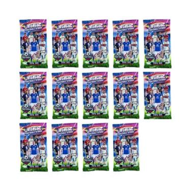 Imagem de Estrelas Do Futebol Mundial 9 Cartas Por Pacote Coleção De Cartas Dour