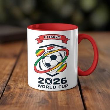Imagem de Caneca xicara Futebol Copa do mundo Congo 26EI (preto)