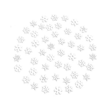 Imagem de Flocos De Neve De Madeira 50-100 Peças Enfeites De Natal DIY Decoração