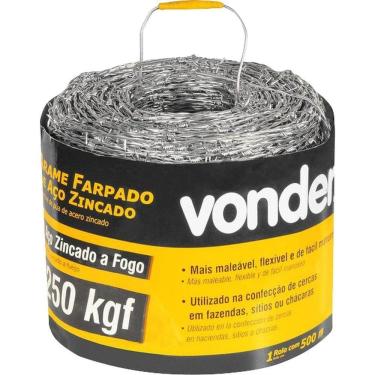 Imagem de Arame Farpado 250 Kgf, 500 M, Vonder Ostenvonder