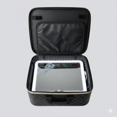 Imagem de Maleta Camarim Profissional  Espelho LED e Divisórias Ajustáveis - GEN