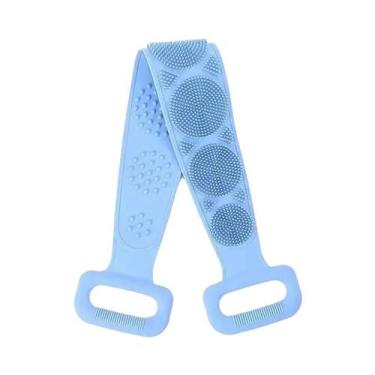 Imagem de Esponja De Silicone Para O Corpo, Massageador De Costas, Cinto De Banh