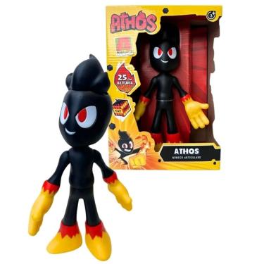 Imagem de Boneco ATHOS Vinil Articulado Minecraft 25CM ALGAZARRA