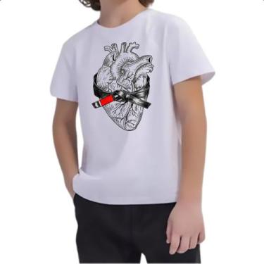 Imagem de Camiseta Infantil Coracao Jiu-Jitsu - Alearts, 6