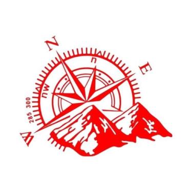 Imagem de Mountain Engine Hood Body Sticker, Bússola De Navegação De Carro, Port