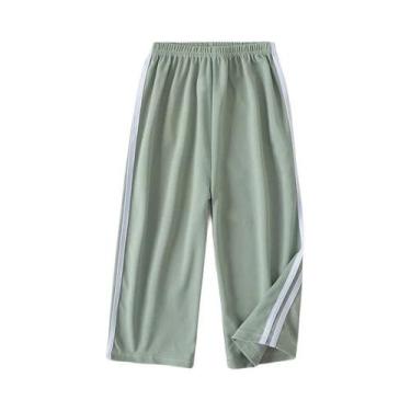 Imagem de Calças De Verão Para Crianças Com Pernas Largas Em Cores Sólidas, Conf