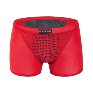 Imagem de Cuecas Boxer Masculinas L-6XL Com Terapia Magnética E Turmalina Para C