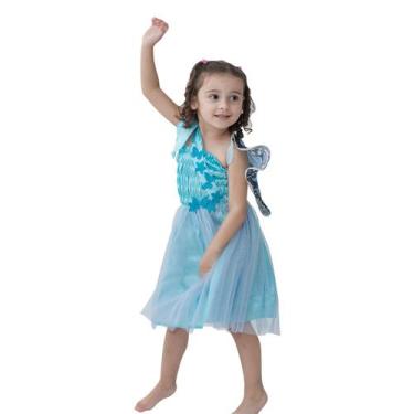Imagem de Conjunto Infantil Fantasia Menina Fada Festa Tam 1 ao 14 - anjo da mam