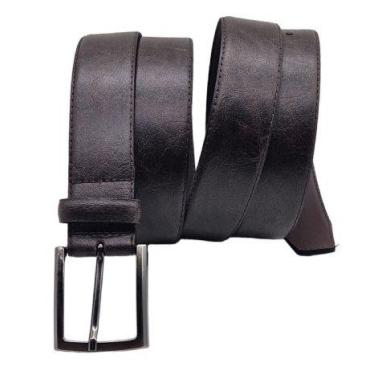 Imagem de Cinto masculino plus size tamanho especial social 3,3cm 554e - Street,