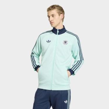 Imagem de Jaqueta Seleção Alemanha 2026 Adidas Originals Masculina, Azul, P