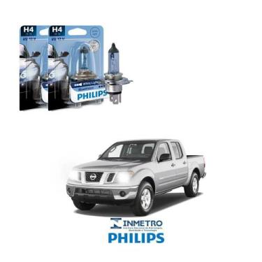 Imagem de Lâmpadas Farol Nissan Frontier Philips H4 BlueVision