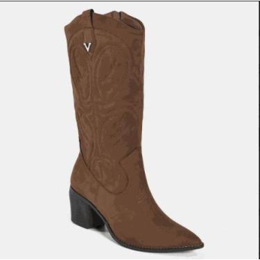 Imagem de Bota Fem Country Via Marte 054-018-01-, Conhaque, 37