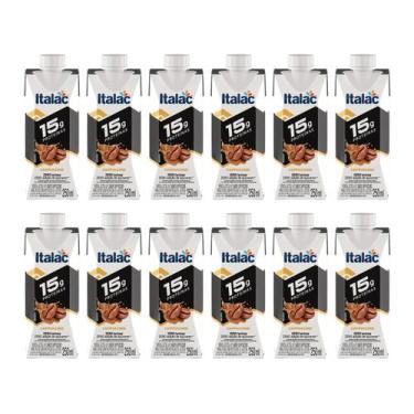 Imagem de Bebida Láctea UHT Proteica com 15g de proteínas - Italac Cappuccino Ze