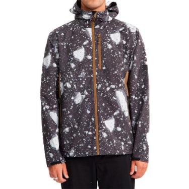 Imagem de Jaqueta Billabong Burkard Surftrek Masculina Preto/Branco, Preto, P