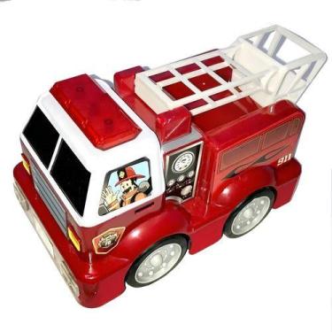 Imagem de Caminhão de Bombeiro JR Vermelho Nkok - 80051