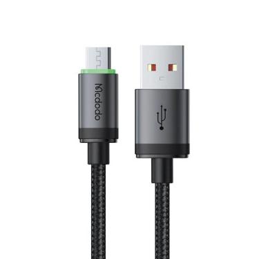 Imagem de Cabo p/ Aparelhos Micro Usb V8 1 Metro Dados Com Led Mcdodo - Bbacomer