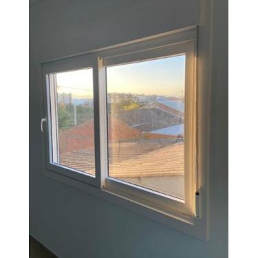 Imagem de Janela De PVC Branco Int Ext Com Persiana Manual - Steinmetz 