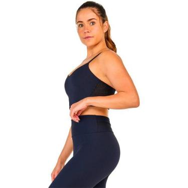 Imagem de Top Alto Giro Alças Finas Feminino, Preto, M