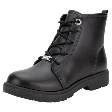 Imagem de Bota infantil coturno molekinha 2164134, Preto, 28