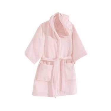Imagem de Roupão Infantil com Capuz Velour M Rose Dohler