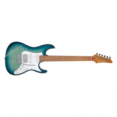 Imagem de Guitarra Elétrica Ibanez AZ22S1F-TXB AZ Standard 6 Cordas Corpo Alder Transparent Turquoise Burst