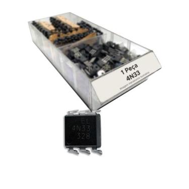 Imagem de 5x Circuito Integrado 4n33 Optoacoplador - Dip6 - Superior - CHIPSCE