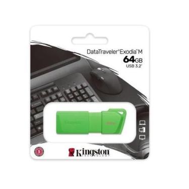 Imagem de Pen Drive 64GB Kingston KC-U2L64-7LG Exodia Green