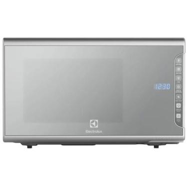 Imagem de Microondas electrolux 31l prata espelhado com painel integrado e funçã