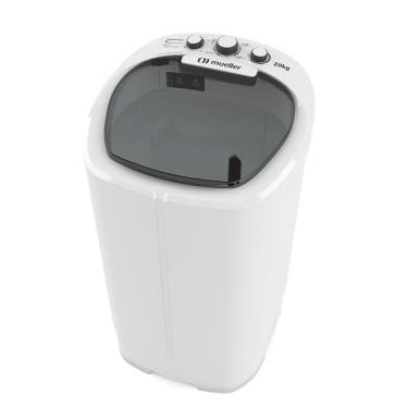 Imagem de Tanquinho de Lavar Roupa Mueller MLT20F 20kg Semiautomática 4 Ciclos Não Transborda Branco 220V
