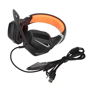 Imagem de Fone de ouvido para jogos, fones de ouvido para jogos RGB dinâmico para laptop para switch