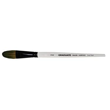 Imagem de Pincel Daler Rowney Graduate Oval Wash Lingua de Gato 3/4" Cerda Mista de Pelo de Ponei e Fibra Sintética Cabo Curto