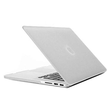 Imagem de Capa ultrafina fosca rígida protetora para MacBook Pro Retina 15,4" A1398 Capa traseira para telefone (Cor: Transparente)