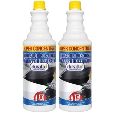 Imagem de Kit 2 Limpador Pos Obra Para Porcelanato Duratto 1Lt Cada