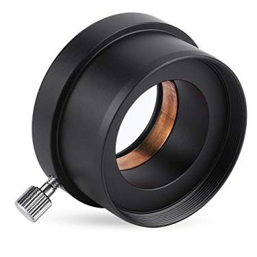 Imagem de Vbestlife Adaptador ocular para telescópio astronomia, anel adaptador profissional de lente de montagem de telescópio de metal de 5 a 3,1 cm