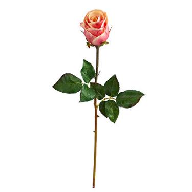 Imagem de Flor artificial de broto rosa, 53 cm (21") (conjunto com 6)