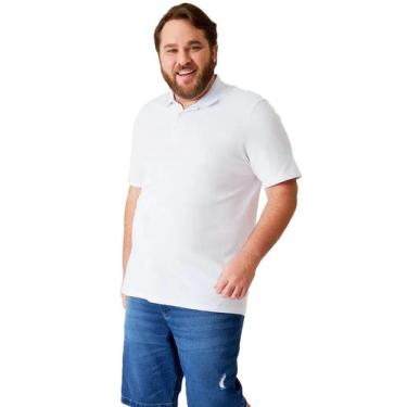 Imagem de Camiseta Polo Masculina Plus Size Piquê Stretch Malwee