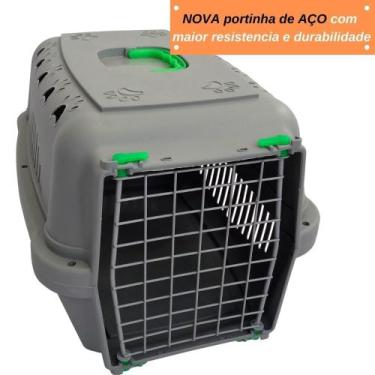 Imagem de Caixa De Transporte Pet N 3 Para Cães E Gatos Durapets Neon