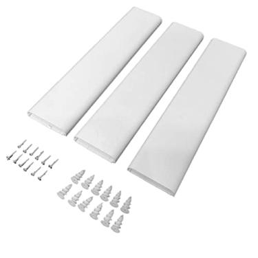 Imagem de Legrand Wiremold C30S Kit de capa de cabo de TV de tela plana de 3 peças, organizador para parede, comporta até 10 cabos ou cabos, embalagem sustentável, branco (pacote com 1)