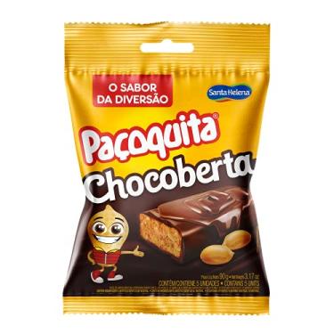 Imagem de PAÇOQUITA ROLHA LOVERS CHOCOLATE E AVELÃ DISPLAY DE 120G COM 8 UNIDADES