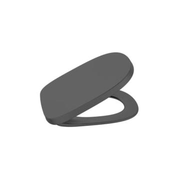 Imagem de Assento Sanitário com Queda Amortecida Beyond Roca Onix Fosco