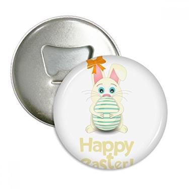 Imagem de Feliz Páscoa Festival Religião Ovo Arco Abridor de Garrafas Imã de Geladeira Emblema Multifuncional