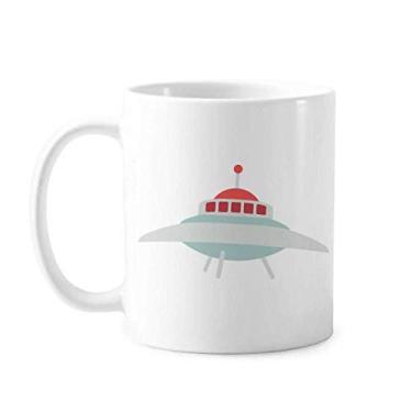 Imagem de Universo e alienígena UFO Art Deco Presente Caneca Moderna Cerâmica Copo de Café Porcelana Utensílios de Mesa