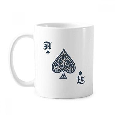 Imagem de Baralho de cartas padrão utensílios de jogo caneca cerâmica xícara de porcelana café louça
