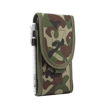 Imagem de Estojo Universal 4,0-5,3 polegadas Tactical Molle. Exército coldre Mobile Phone Pouch cinto para iPhone móvel para o telefone SE 2020/11 Pro / 8/6/7 / XR/XS/X Clipe de Cinto Bolsa Holster Case C